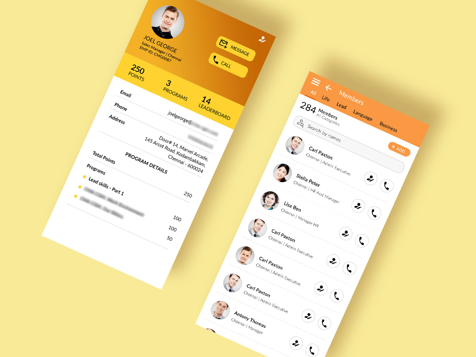 Mob App for Corporate HR