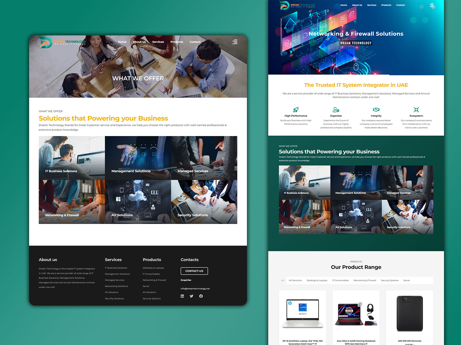 Website for IT Business Solutions